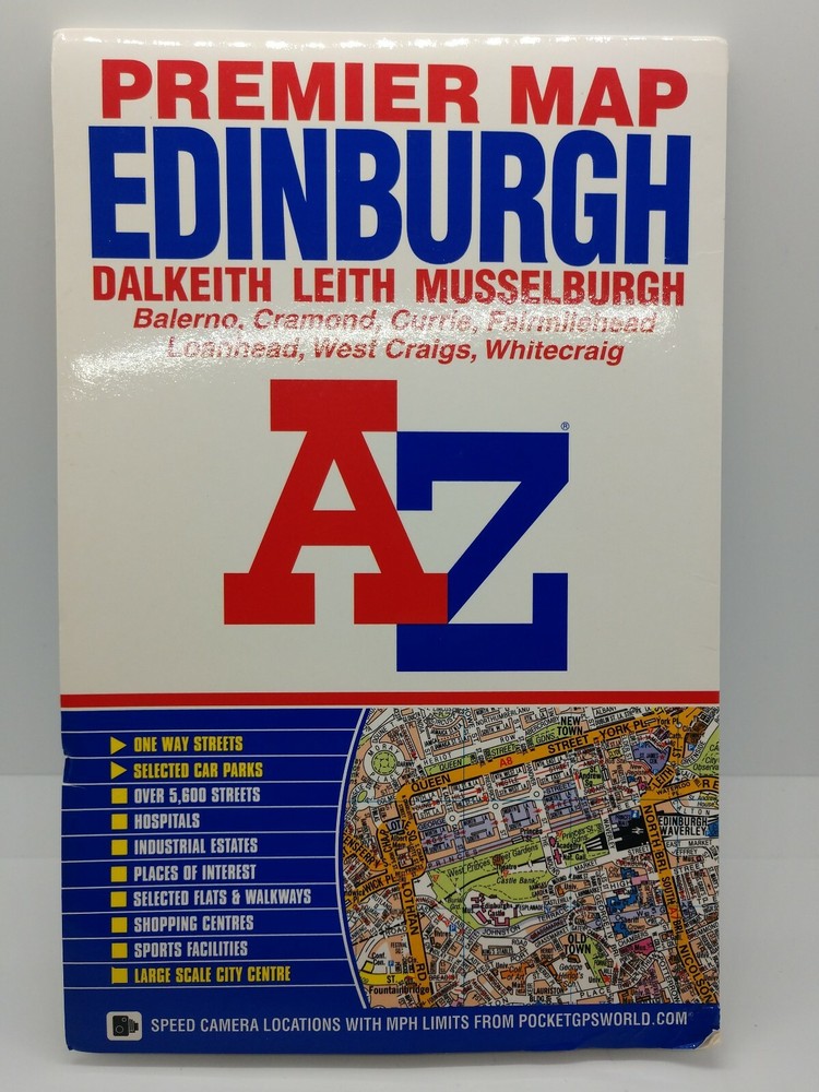 Edinburgh Premier Map (A-Z Premier Street Maps) by Geographers A-Z Map Co Ltd