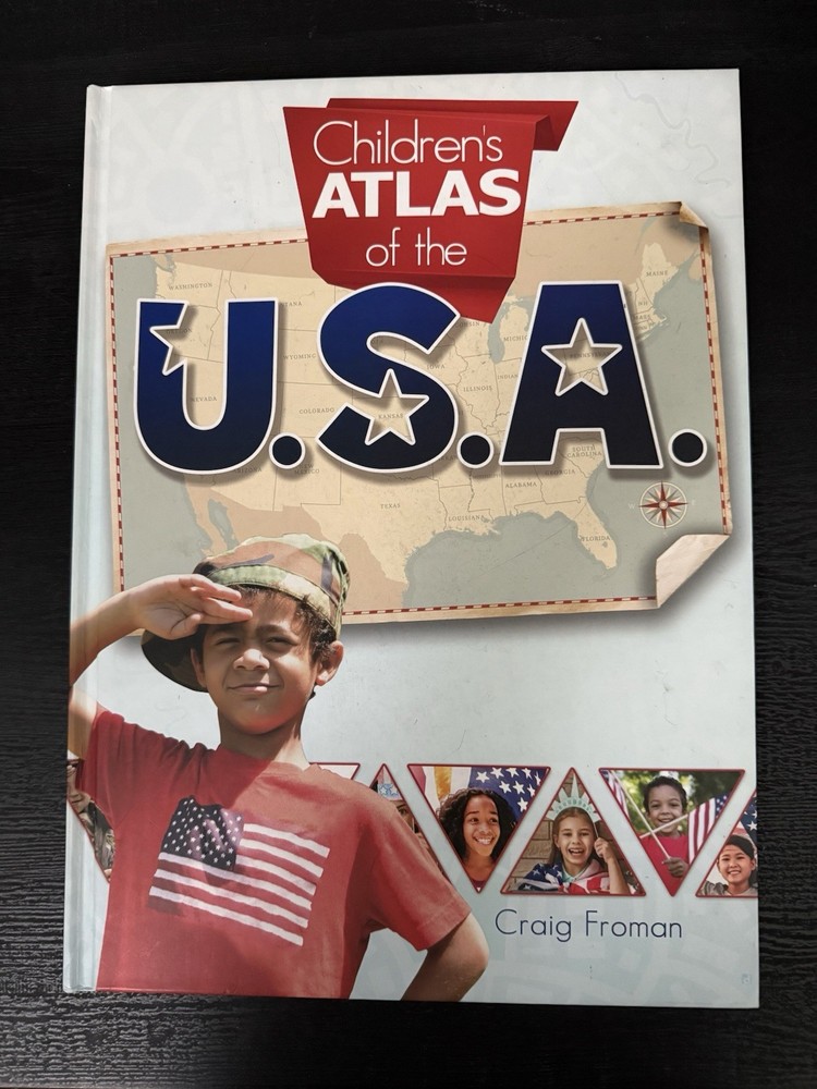 Master Books USED Homeschool Curriculum Children’s Atlas Of The U.S.A. C. Froman