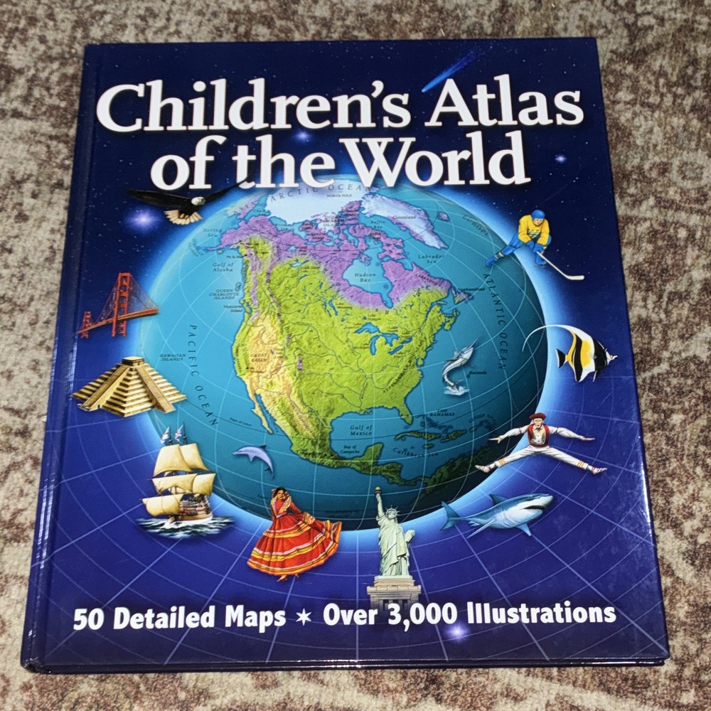 Weldon Owen Children’s Atlas of the World Hardcover Atlas World English 2004
