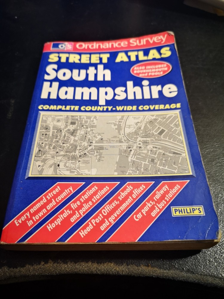 Philip’s Street Atlas South Hampshire Edition Philip’s Maps, Good Map