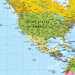 Medium World 1:40m, Political Wall Map, Medium Sized Poster of the World