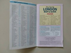The Handy London Map and Guide By Bensons MapGuides 2009