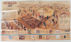 Great Peoples Past Mongols Romans National Geographic Educational Posters 1997