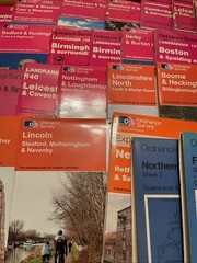 x33 Ordinance Survey Maps – Various Locations – Job Lot – See Photos.