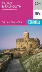 Truro & Falmouth (Map) OS Landranger Map
