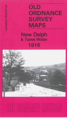 MAP OF New Delph & Tame Water 1916 Lancashire Sheet 97.04 by Chris E Makepeace