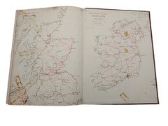 Vintage Newnes Motorists Touring Maps Gazetteer British Isles Vintage Road Atlas