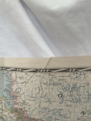 Vintage National Geographic Map Northeastern United States September 1945