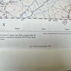 Ordance Survey Central Electricity Generating Board Map Sussex 1959