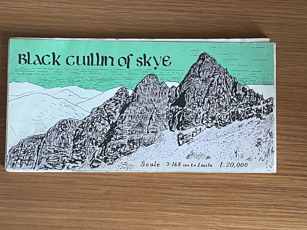 Black Cullin of Skye, J Wilson Parker Map 1982
