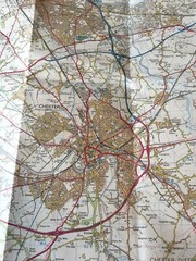 1997 Ordnance Survey Landranger Map 117 Chester And Wrexham (incl Ellesmere Port