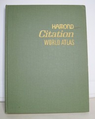 New Perspective Edition Hammond Citation World Atlas 1969 352 Pages
