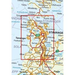Stavanger og Nord-Jaeren – Nordeca Turkart Norway walking hiking map 2762