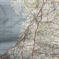 LANCASTER & KENDLE Ordnance Survey Map 1965 Sheet 89 Seventh Series Windermere