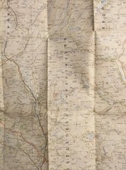 1955 Ordnance Survey One Inch Seventh Series Map 90 Wensleydale (incl Askrigg )