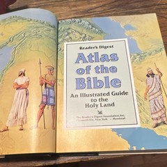 Reader’s Digest Atlas of the Bible Illustrated Hardcover 1981 Holy Land 256pp