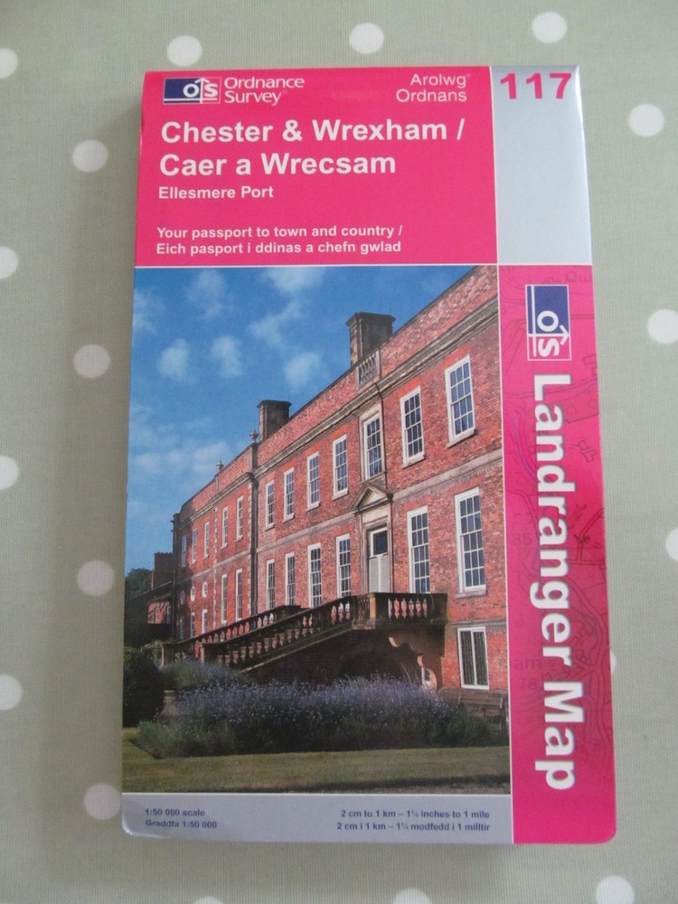 OS LANDRANGER MAP 117 CHESTER & WREXHAM ORDNANCE SURVEY