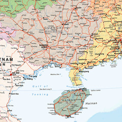 China Political Map – Wall Map, Large Poster of China