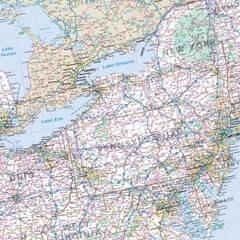 Rand McNally Folded Map: Eastern United States Multicolor