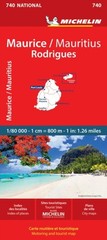 Maurice (Mauritius) – Michelin National Map 740 by Michelin (Sheet map, folded)