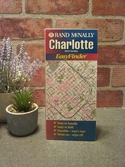 Vtg 2002 RAND MCNALLY EASYFINDER Charlotte NC Laminated Map NEW OLD STOCK!