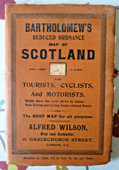 Bartholomews Cloth Map Kilmarnock Sanquhar Thornhill Mauchline Sheet 4 1896 1926