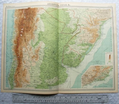 1922 The Times Plate 101 Argentina, Chile, &c