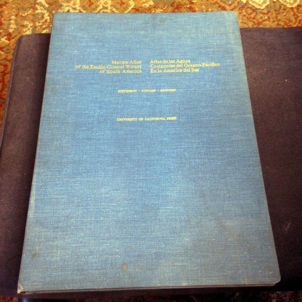 “Marine Atlas of the Pacific Coastal Waters of South America” – hardcover