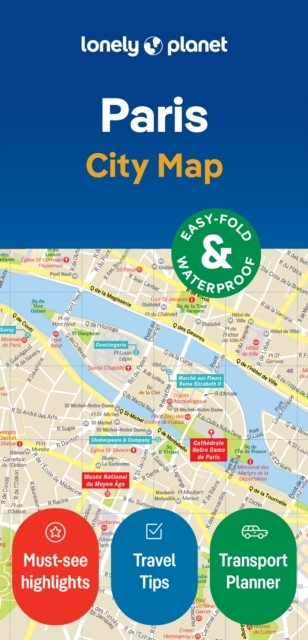 PARIS CITY MAP by Lonely Planet Self Help Business