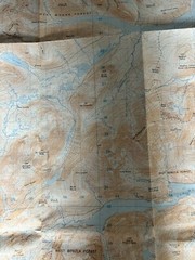 Ordnance Survey Landranger Map – Glen Carron – Sheet 25 – 1985