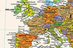 5x3ft 7x5ft Map Of The World Map with Flags Poster Background Print Wall Decor