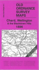 Chard Wellington & the Blackdown Hills 1896 One Inch Sheet 311 by Richard Oliver