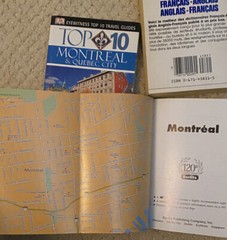 Lot of 3 Montreal Berlitz Pocket Guide DK Top 10 Mon Quebec City Dictionary