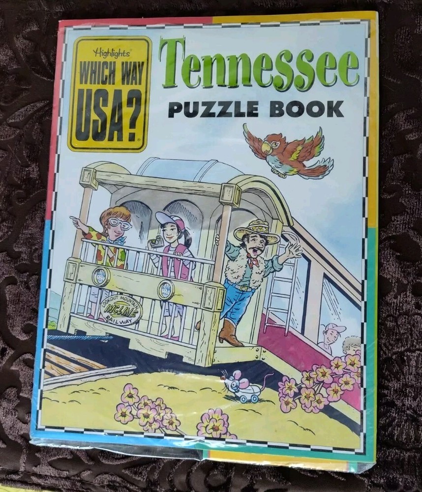 Highlights Which Way USA? Tennessee Puzzle Book With Map