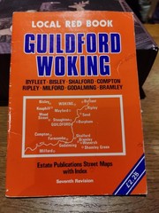 Local Red Book GUILDFORD WOKING Street Maps 7th Revision PB Book VGC