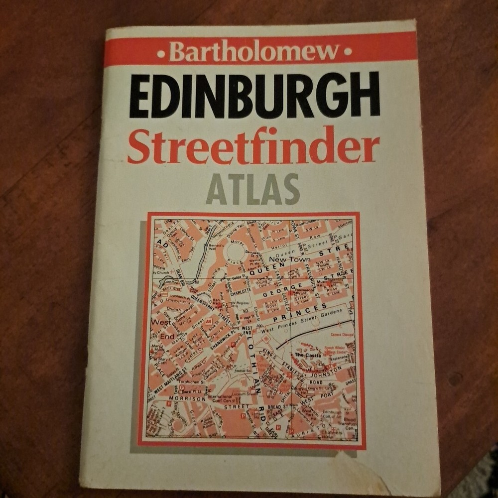 Edinburgh Streetfinder Atlas by Barry Winkleman (Paperback, 1995)