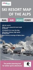 Ski Resort Map of the Alps (Map)