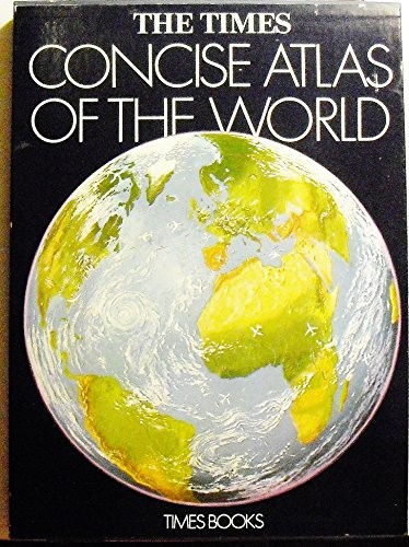 THE TIMES CONCISE ATLAS OF THE WORLD By John C. Bartholomew – Hardcover *VG+*