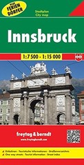 INNSBRUCK, AUSTRIA MAP (ENGLISH, FRENCH AND GERMAN By Freytag & Berndt BRAND NEW