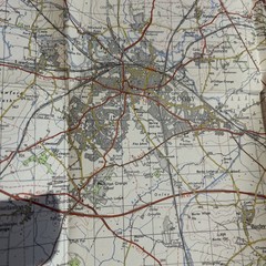 COVENTRY & RUGBY Ordnance Survey One Inch Sheet 132 1967 Hinckley