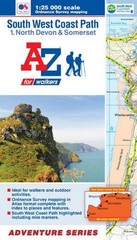SW Coast Path North Devon & Some… by Geographers A-Z Map Paperback / softback