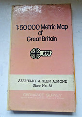 Ordnance Survey 1:50000 Metric Map of GB – Cased Edn – Dunn & Wilson – Ex Lib