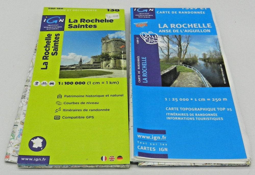 La Rochelle / Saintes ign (Ign Map), Institut Geographique National