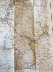 1957 Ordnance Survey One Inch Seventh Series Map 95 Blackburn And Burnley
