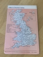 Ordnance Survey One Inch Map 77 Hexham OS