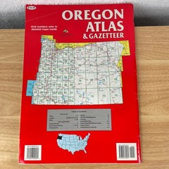 DeLorme Oregon Atlas & Gazetteer Topographic Maps Back Roads 3rd Edition 1998