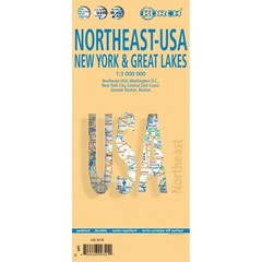 USA Northeast Road Map New York & Great Lakes driving, planning, street maps