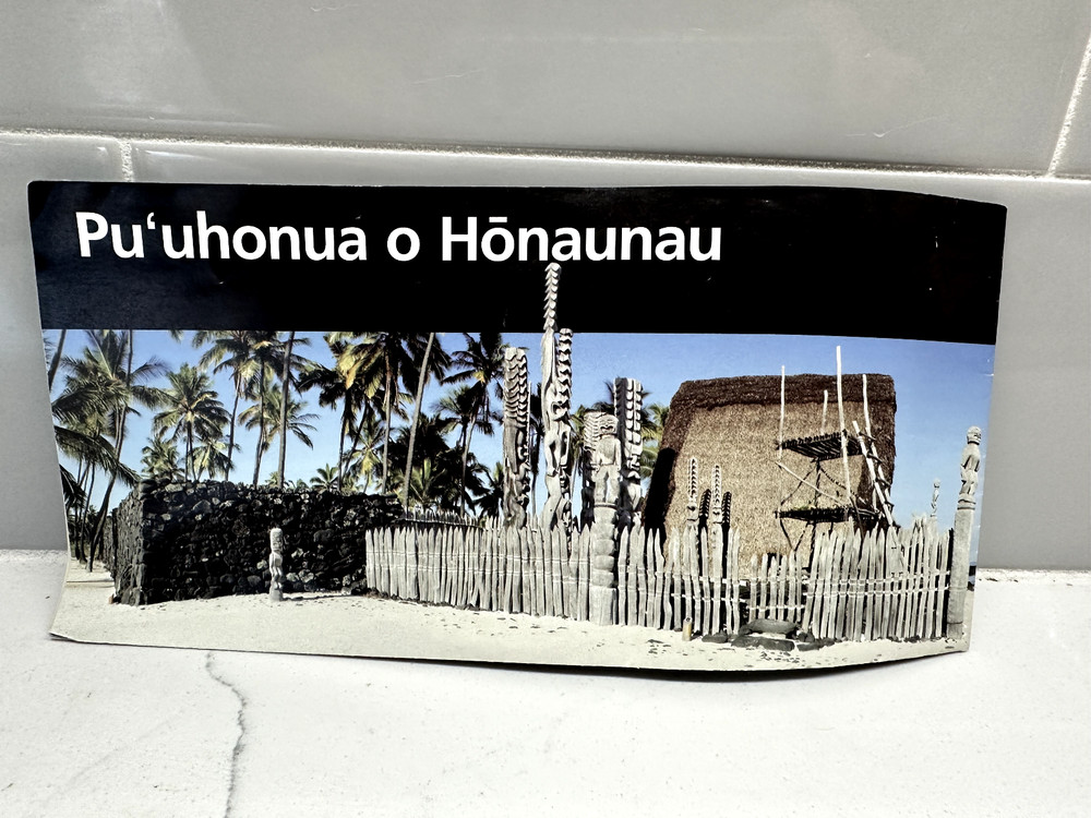Hawaii Historical Park Map Pu’uhonua o Honaunau