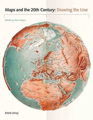 Maps and the 20th Century: Drawing the Line by Tom Harper Hardback Book The Fast