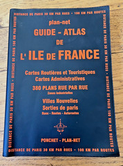 Vintage Ponchet – Plan-net Guide-Atlas de l’Ile de France ca. 1998